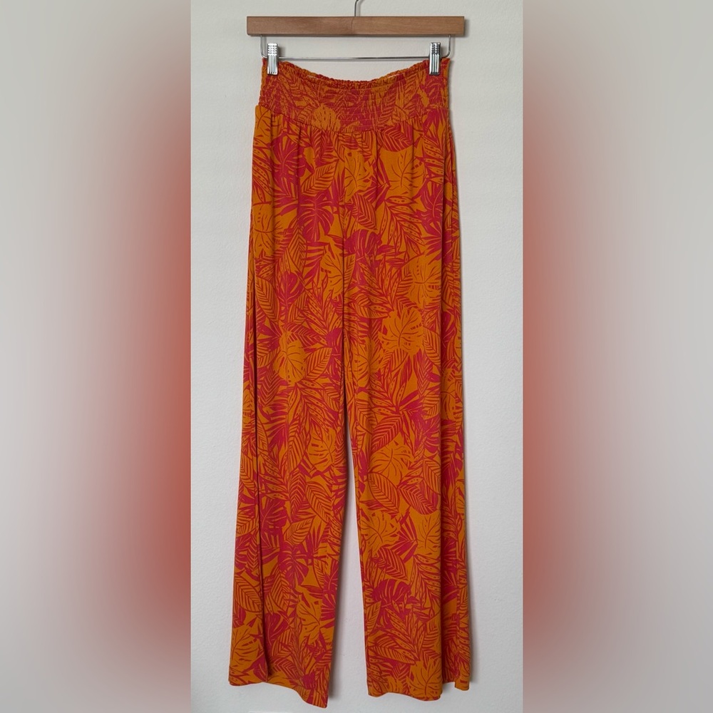 Bar III Jungle Wide-Leg Pants
